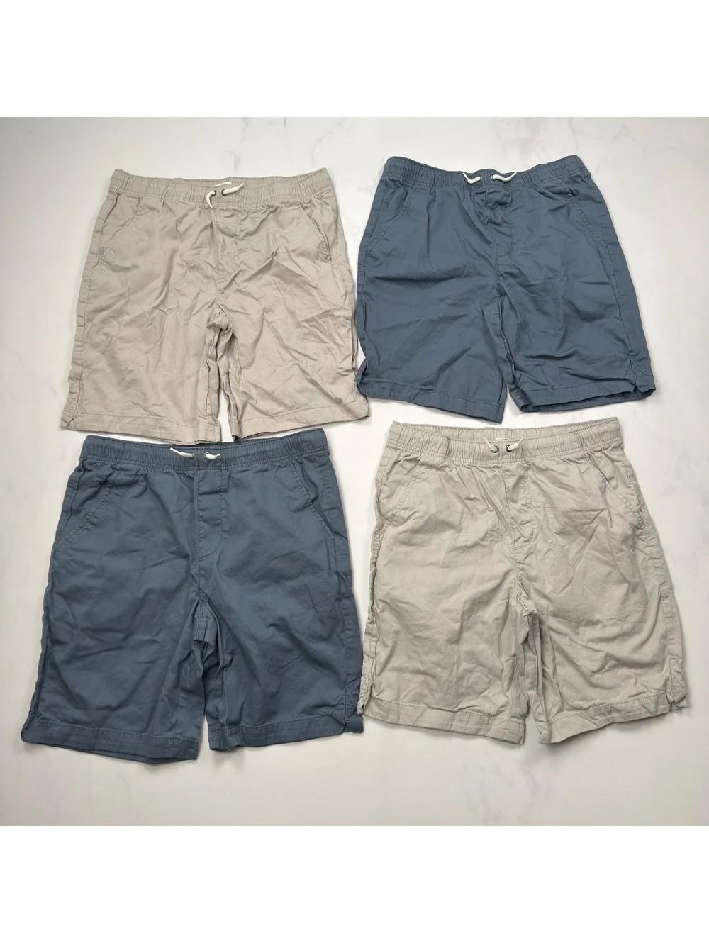 Sonoma Cotton Drawstring Shorts Elastic Waist - Boys XL 18/20 Lot of 4